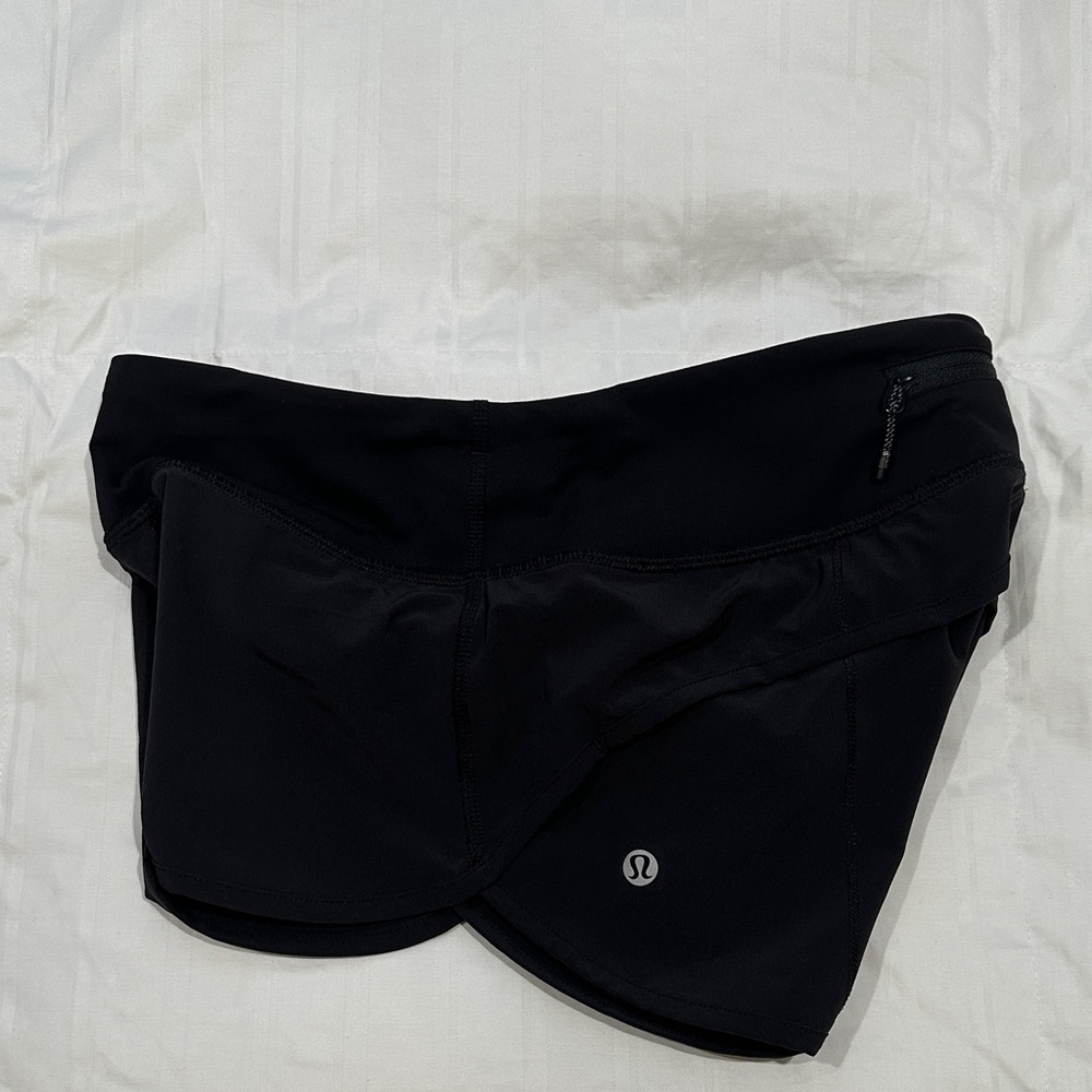 lululemon athletica Black Women's Athletic Shorts with Zip Pocket - Picture 6 of 6